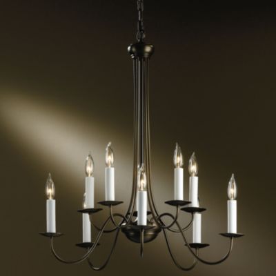 Simple Lines Chandelier No. 107080 by Hubbardton Forge - Starlight Lighting USA and Canada